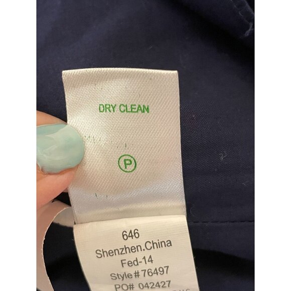 Lilly Pulitzer Delia Scalloped Hem Shells Shift Dress Size 10 - Picture 10 of 10